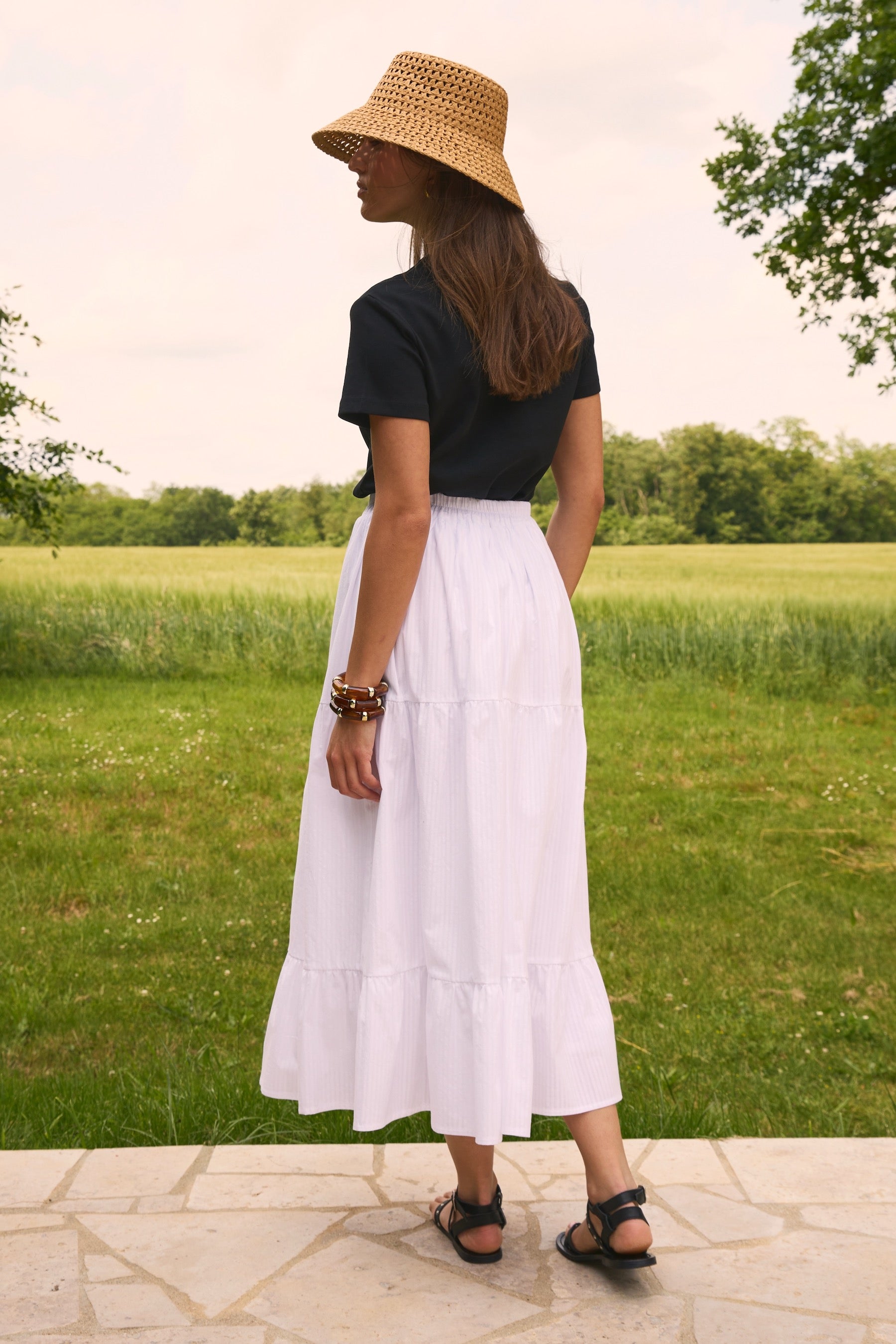White Ornella skirt