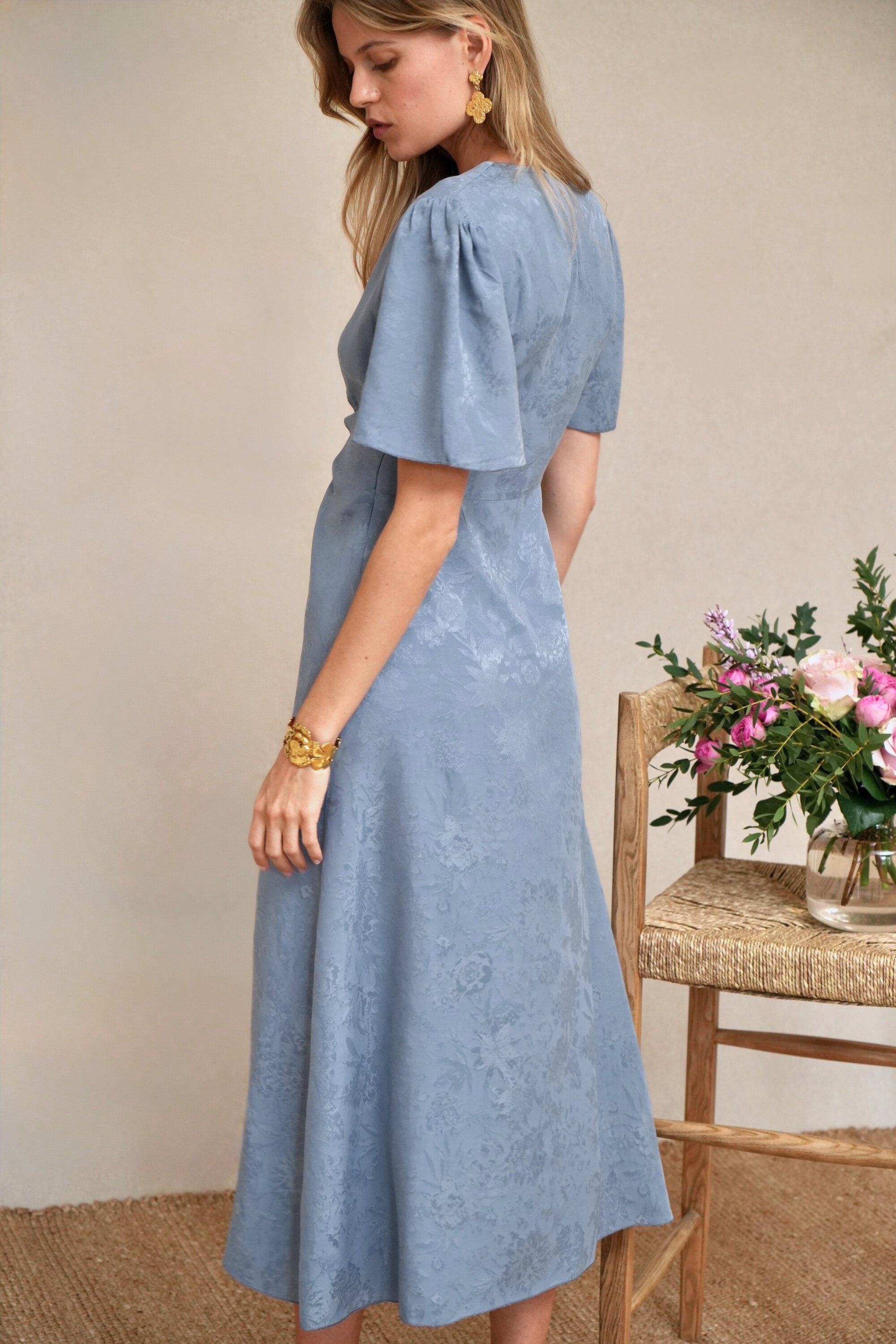 Catherine slate dress