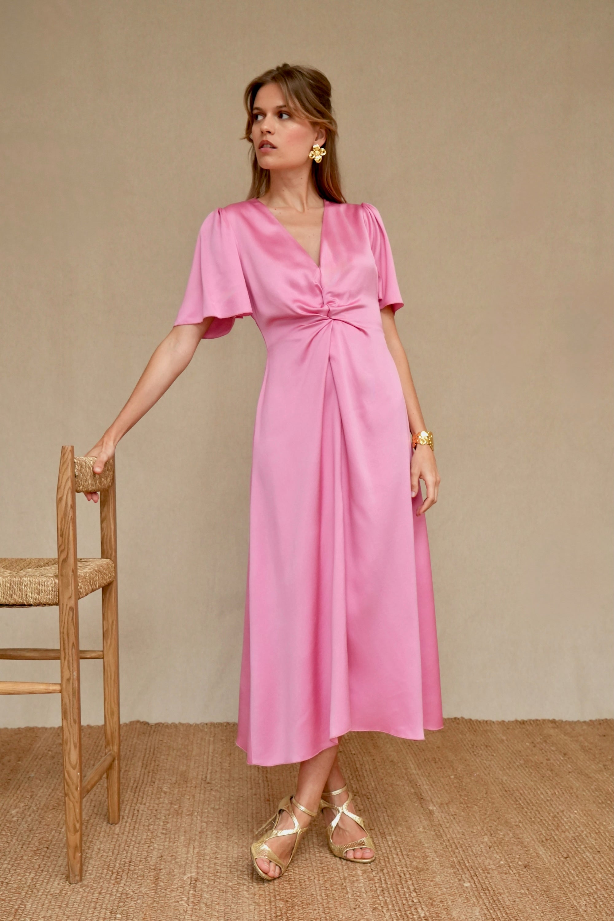 Robe Catherine rose