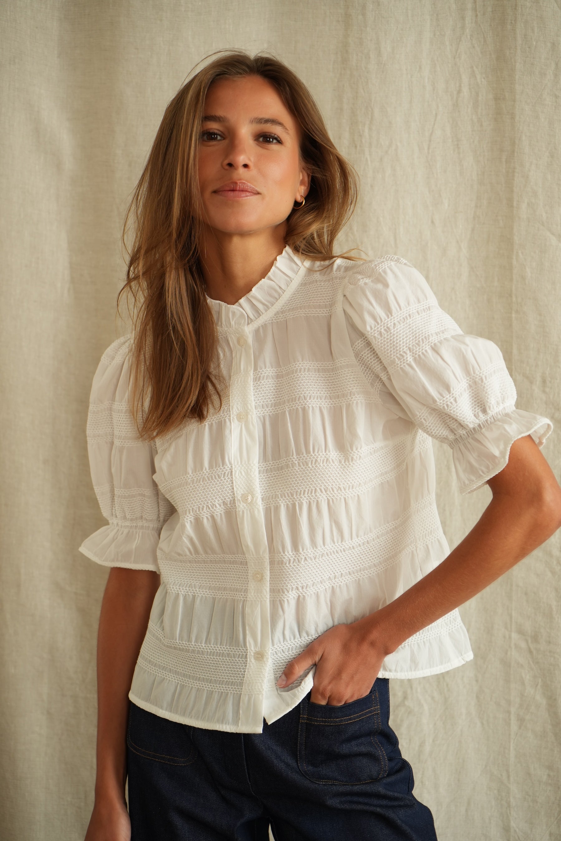 Blouse Sol écrue