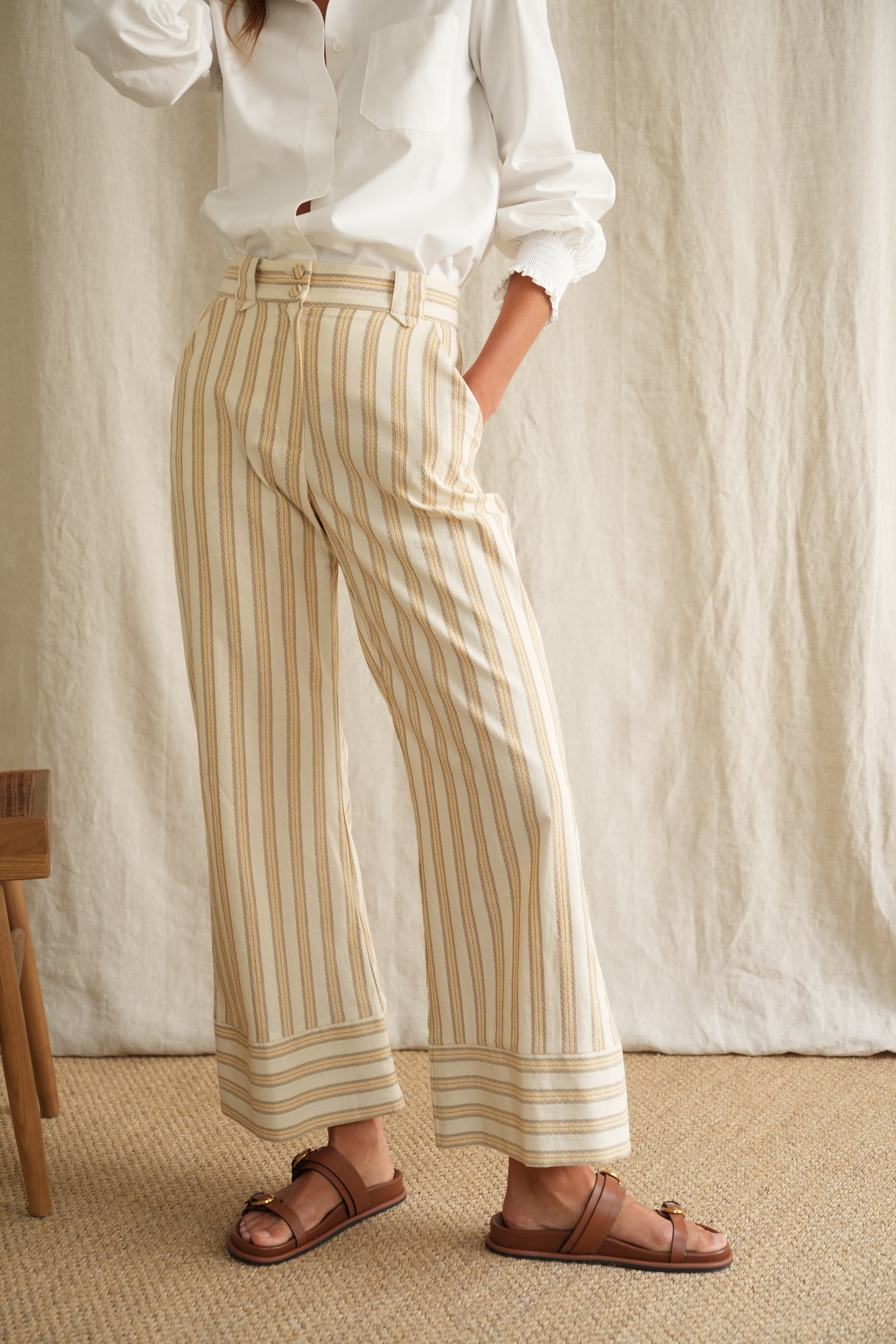 Pantalon Gaby rayé