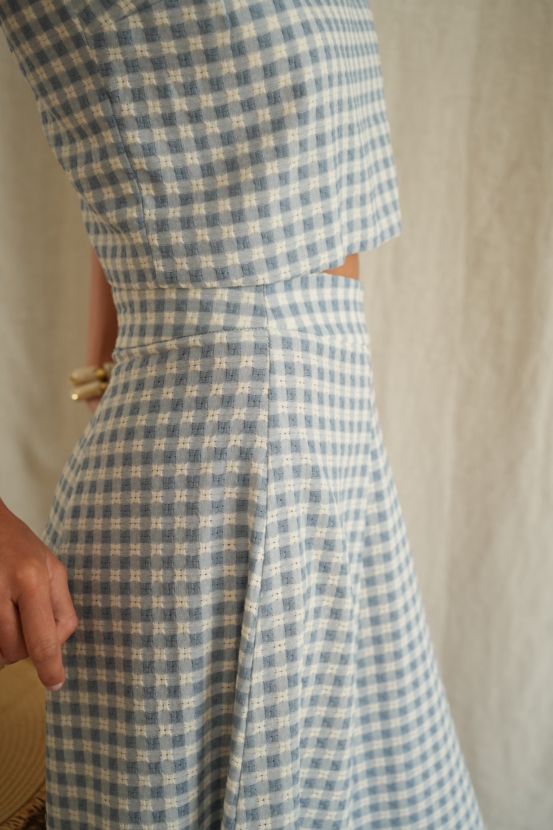 Jupe Macha bleu ciel