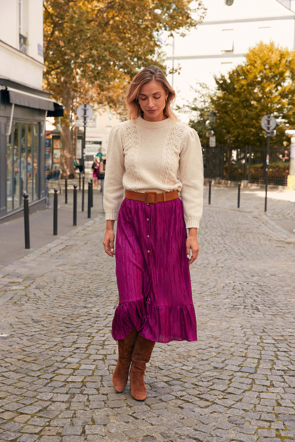 Fuchsia Mélusine skirt