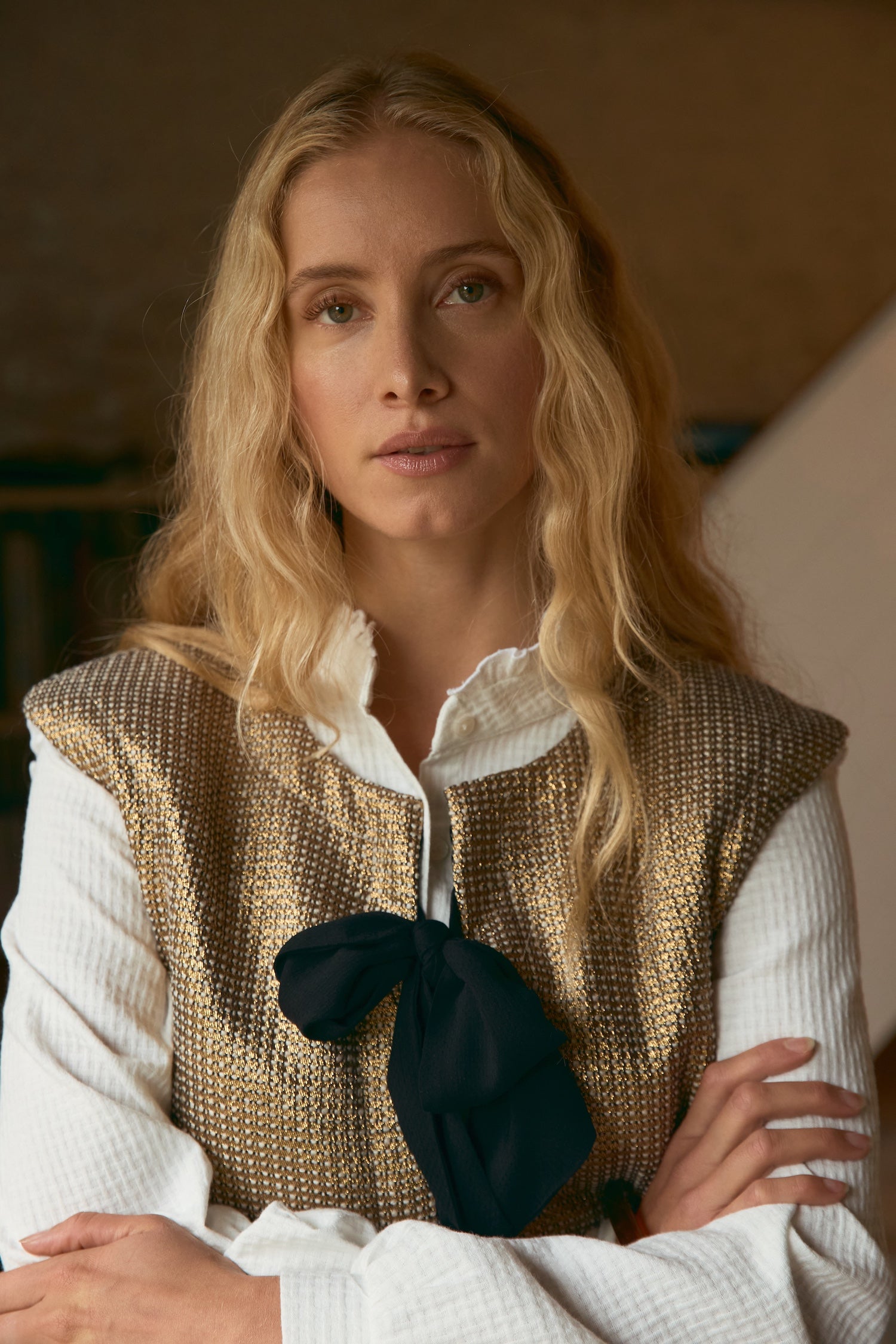 Veste Vali dorée