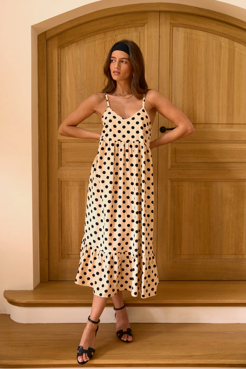 Robe Tahiti à pois