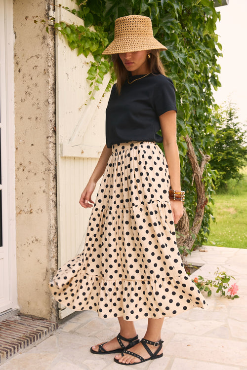 Jupe Ornella à pois