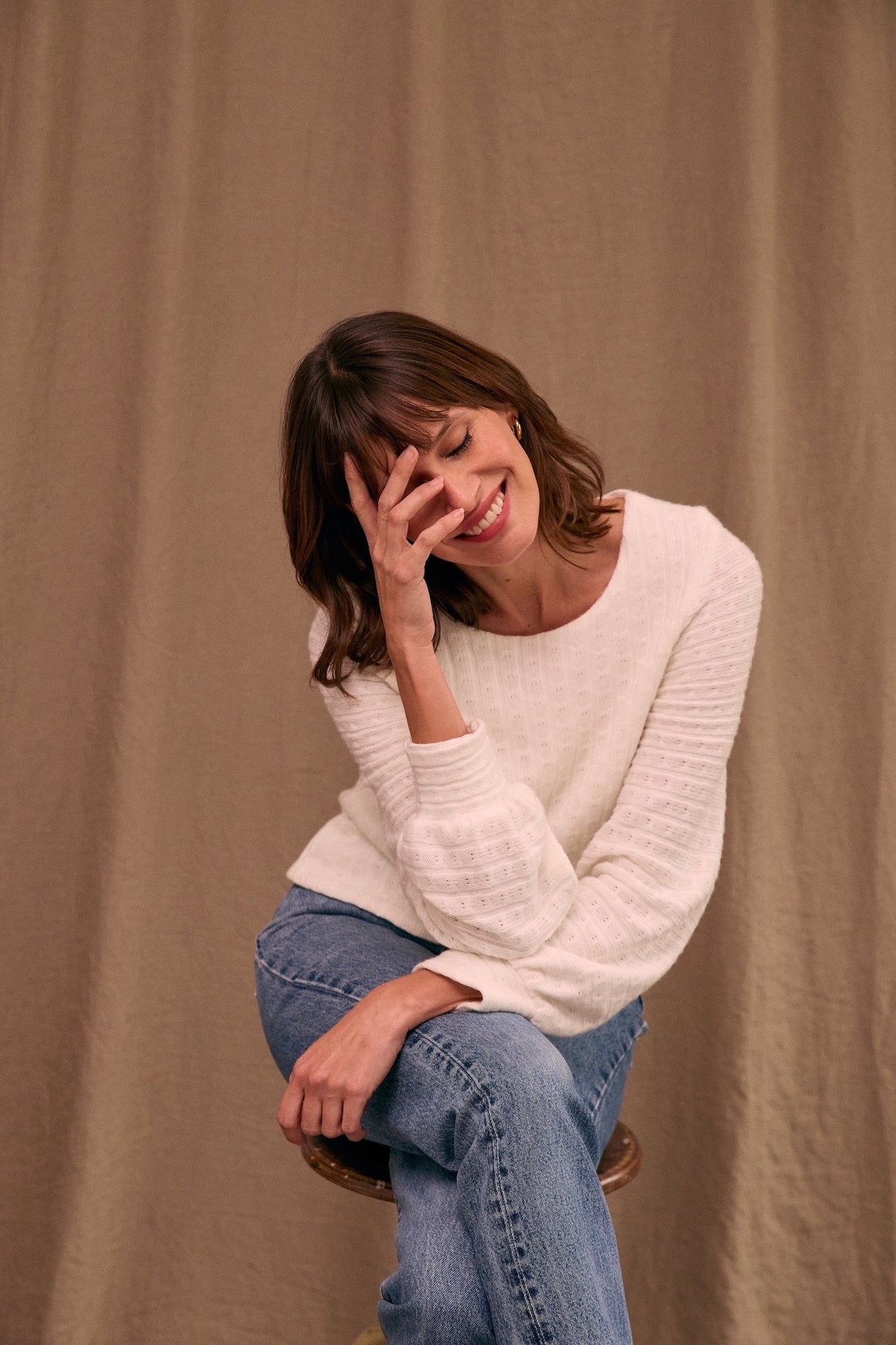 Pull Loulou écru