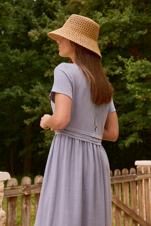 Robe Margot bleu orage