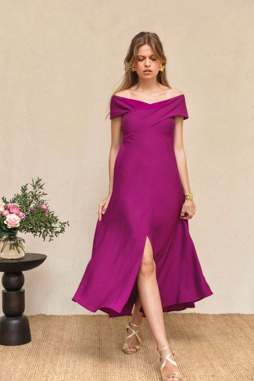 Robe Jacqueline fuchsia