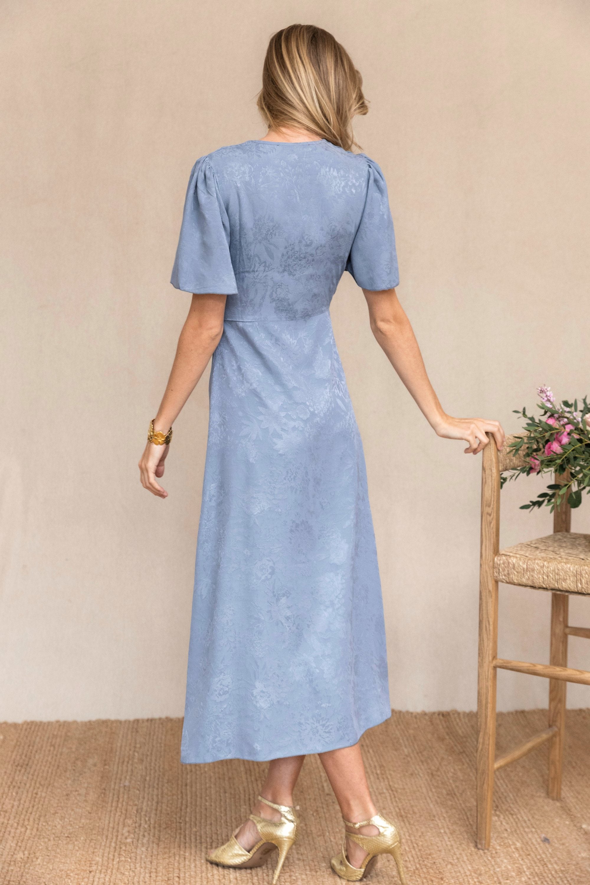 Catherine slate dress