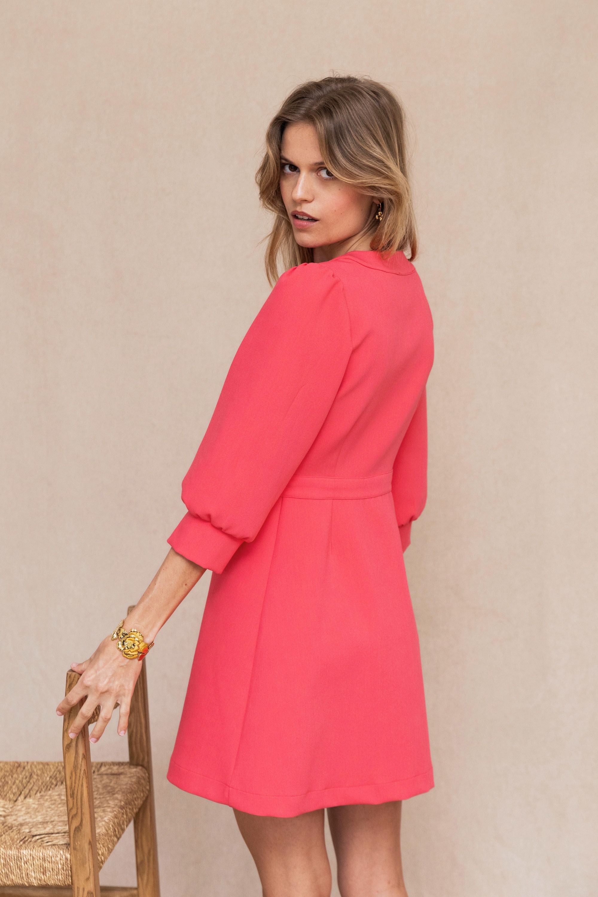 Robe Ernestine pivoine