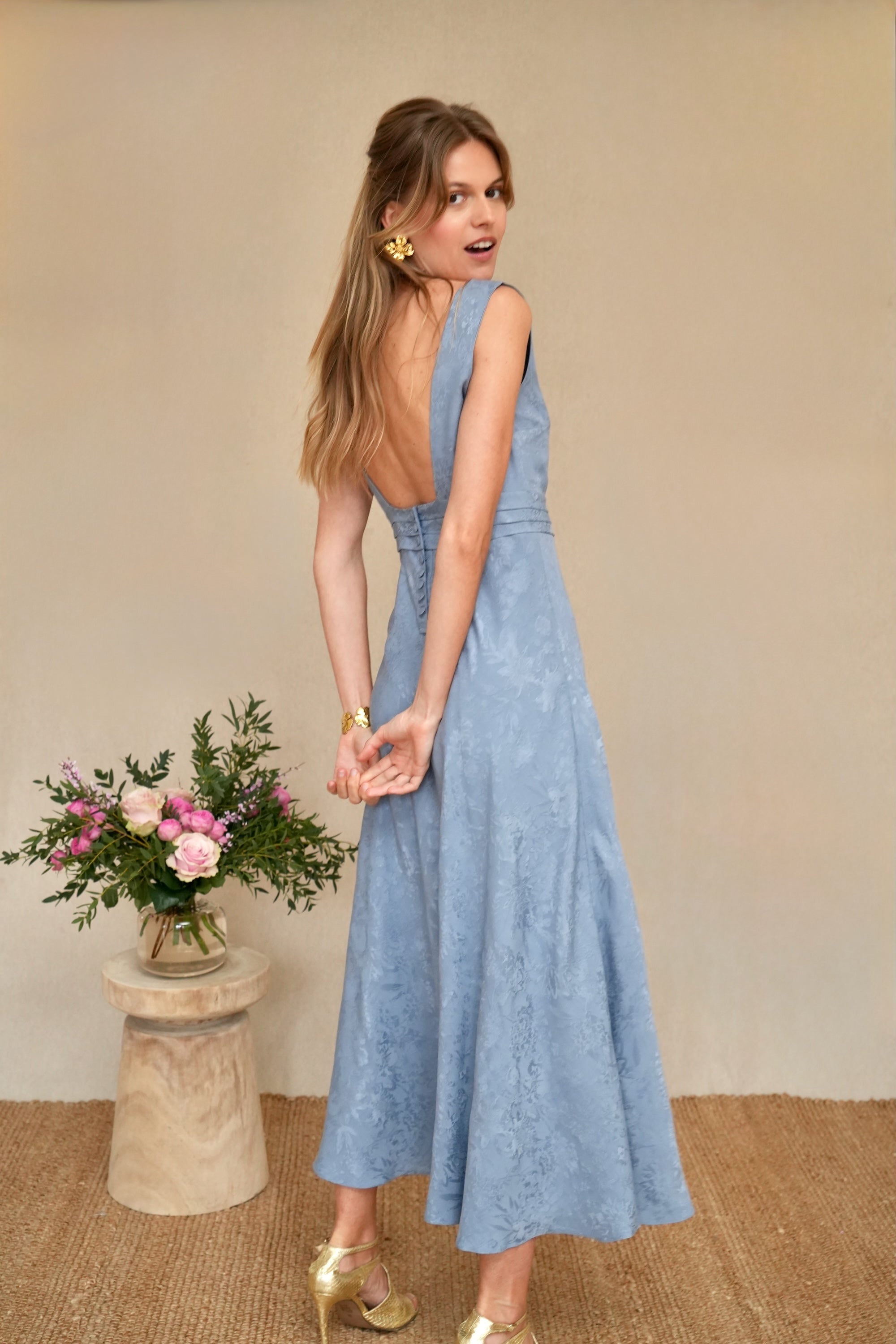 Robe Andromaque ardoise