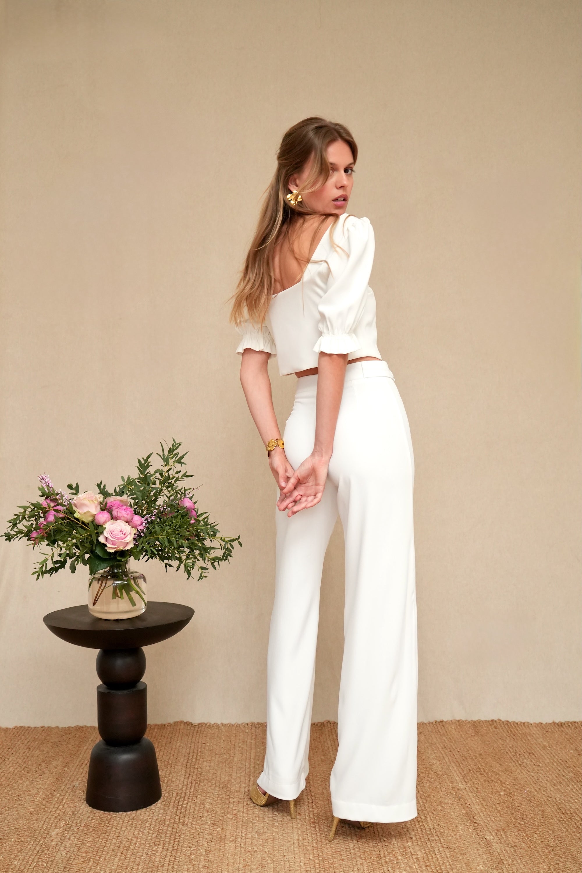 Barbara ecru top
