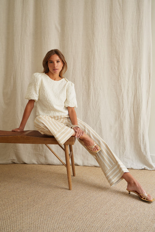 Pantalon Gaby rayé
