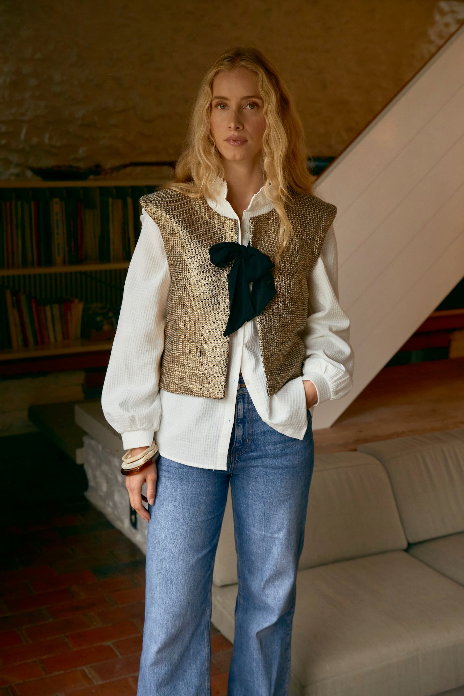 Veste Vali dorée