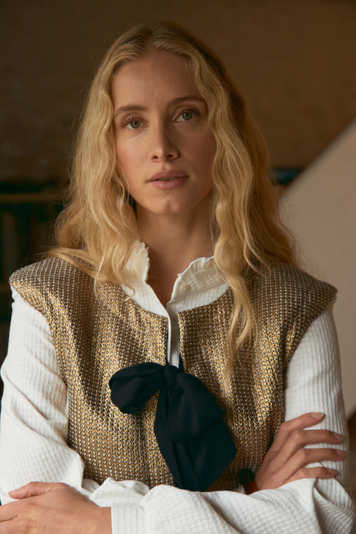 Veste Vali dorée